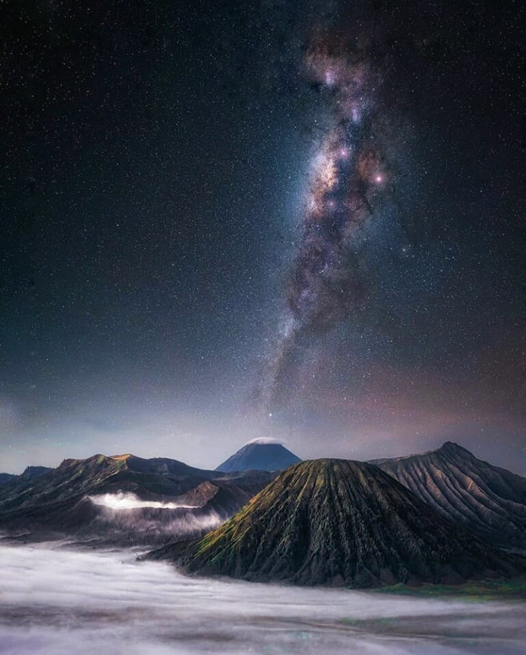 milky way bromo